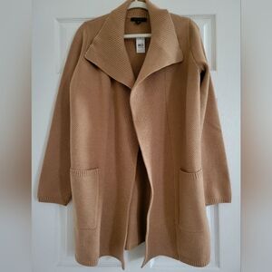 Ann Taylor Camel sweater coat
